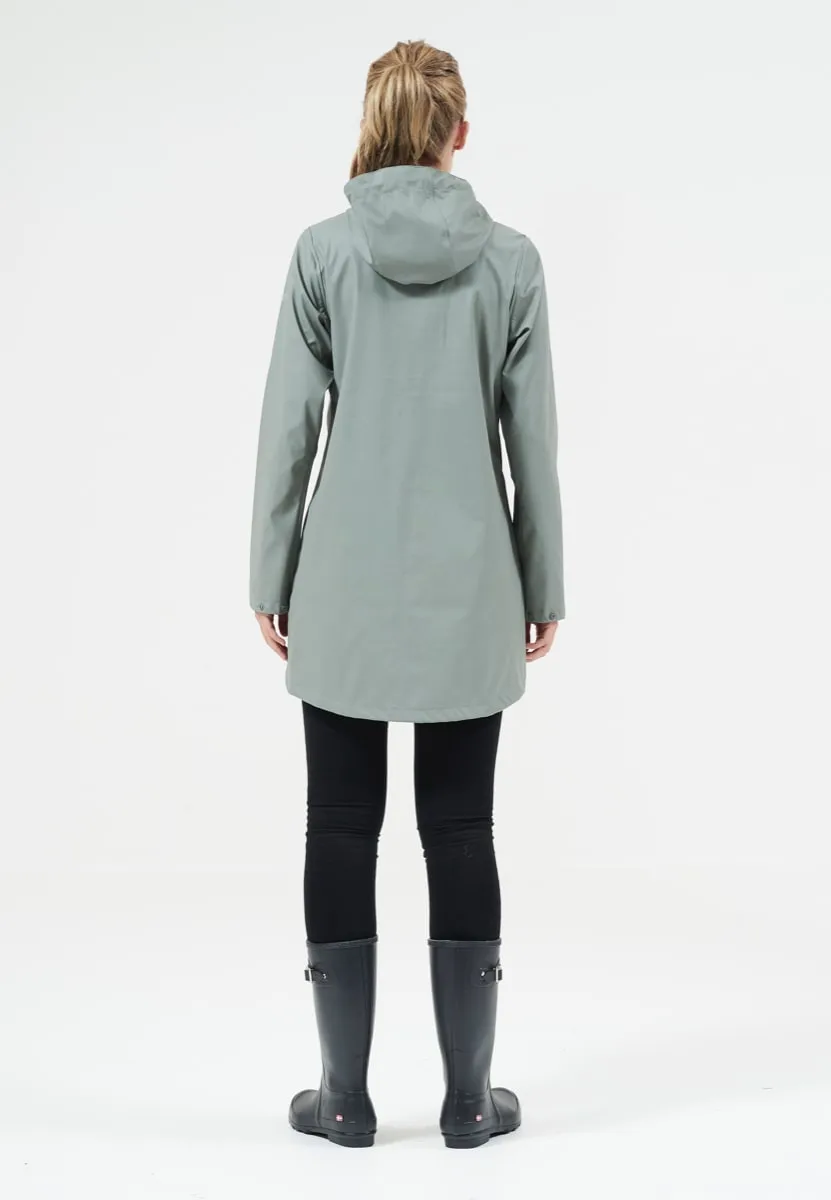 Weather Report Petra W Rain jacket Agave Green