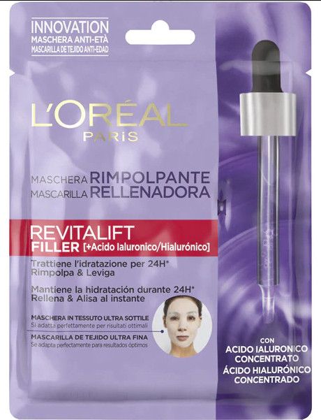 Revitalift Filler Mascarilla Rellenadora con Ácido Hialurónico Concentrado Cremas hidratantes faciales
