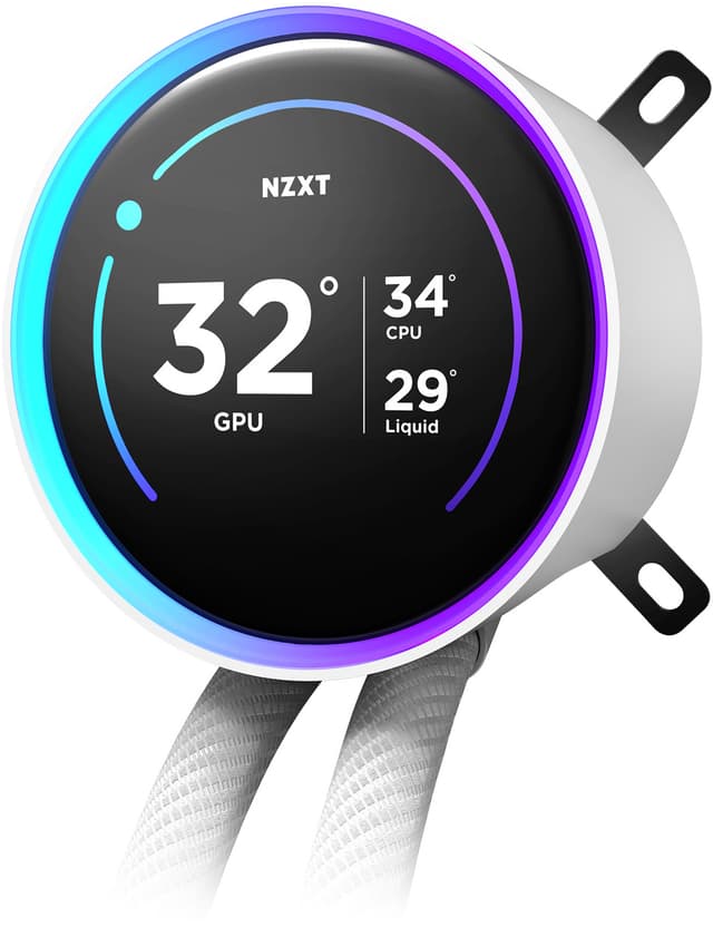 NZXT Kraken 360 Elite V2 RGB CPU-væskekøler (hvid)