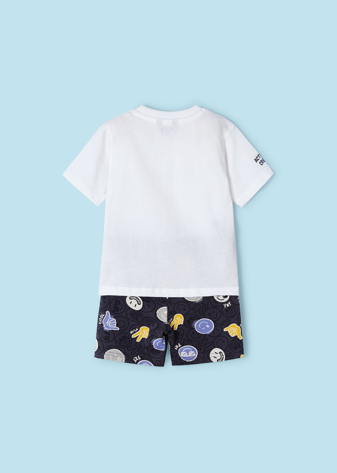Conjunto de 2 peças Better Cotton com estampa de kiwi para meninos