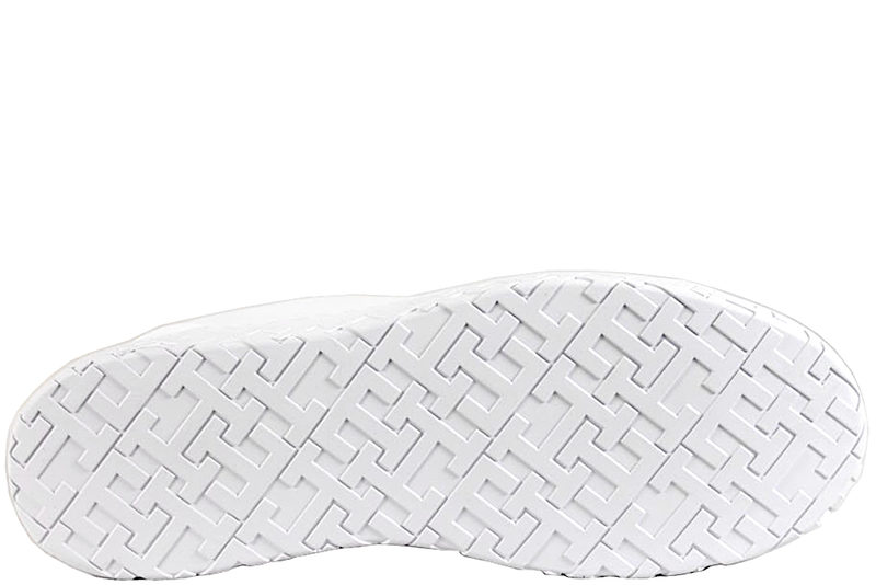 TOMMY HILFIGER COURT THICK CUPSOLE LEATHER WHITE