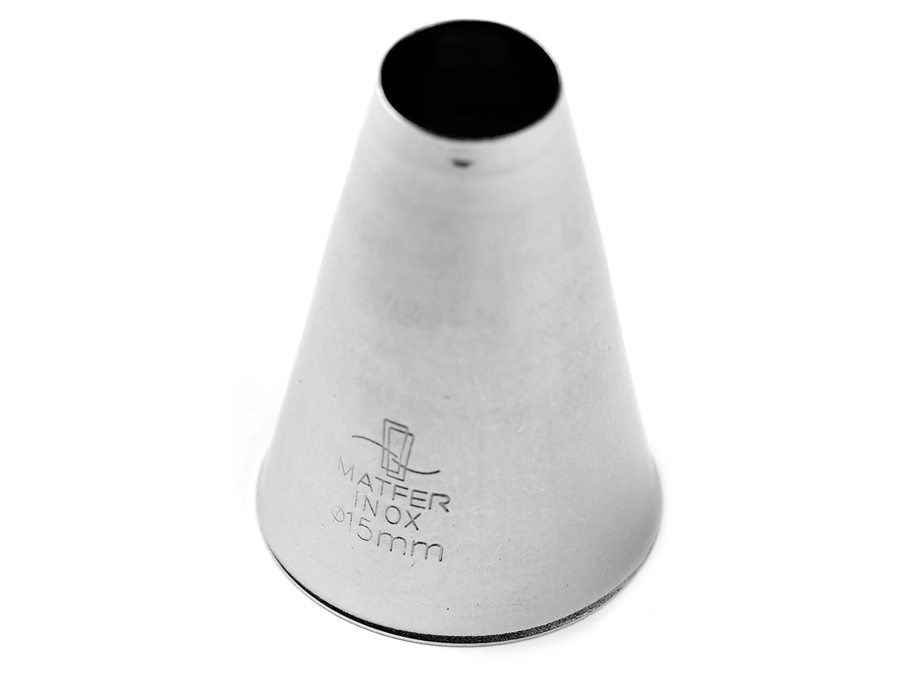Douille pâtisserie unie - inox - Ø 1,5 cm - Matfer