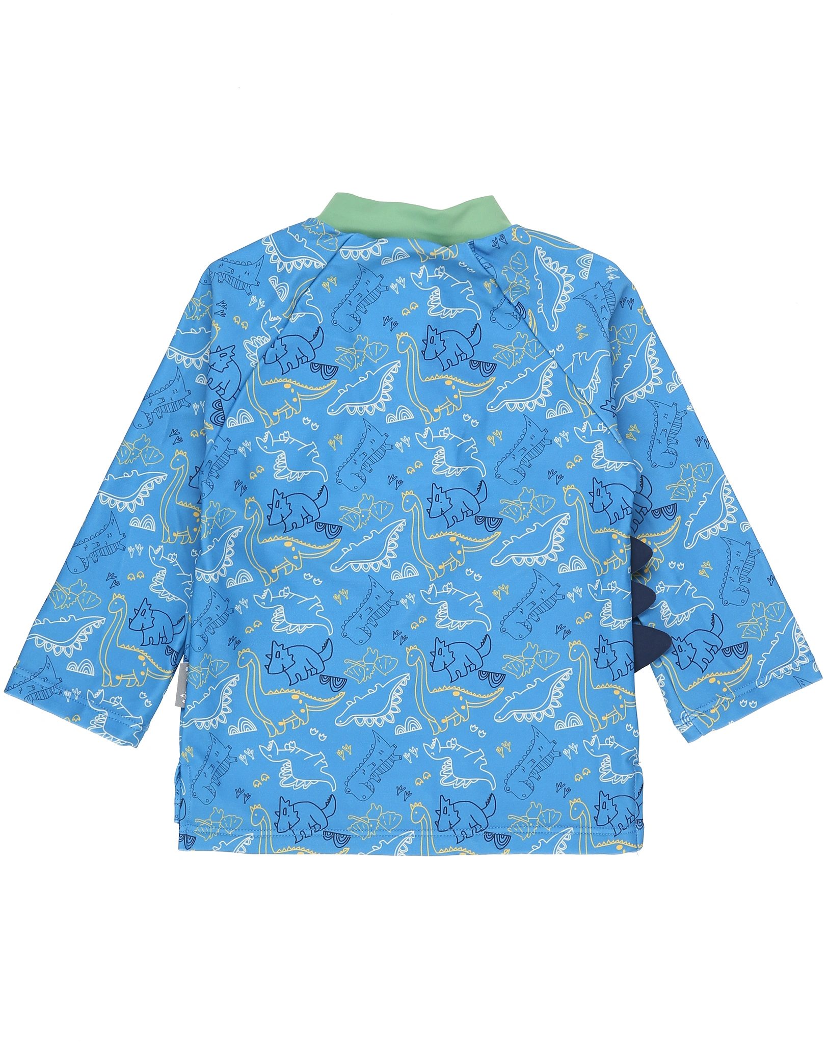 Langarm-Badeshirt DINO 3D in blau
