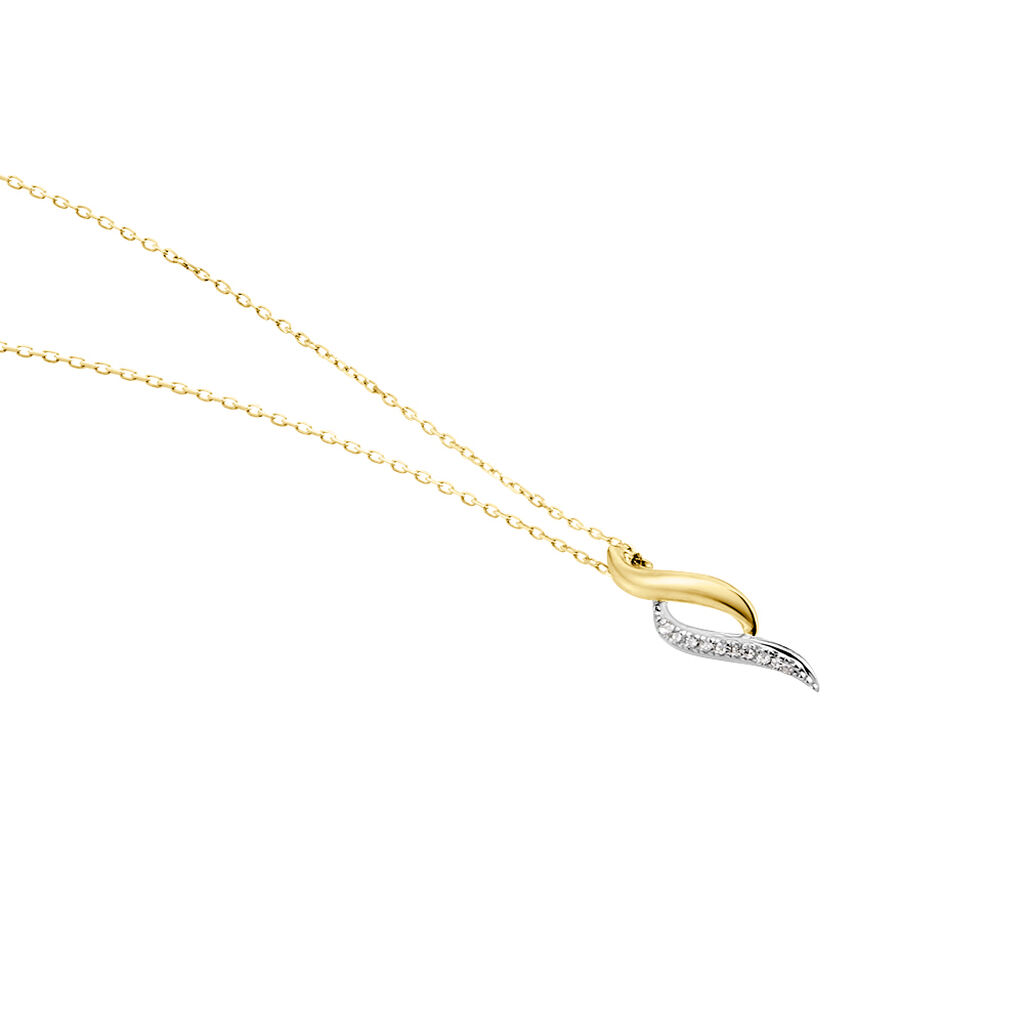 Collier Tylane Or Jaune Diamant