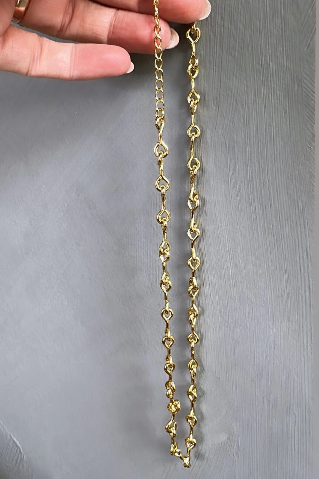 Mellow Moon Knot Necklace