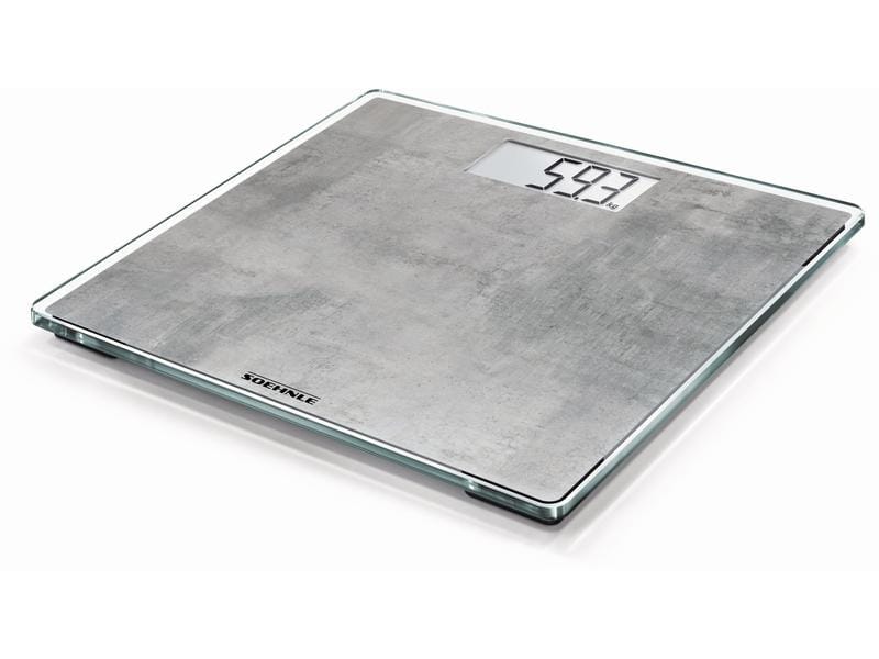 Soehnle Personenwaage Compact 300 Concrete Körperwaage