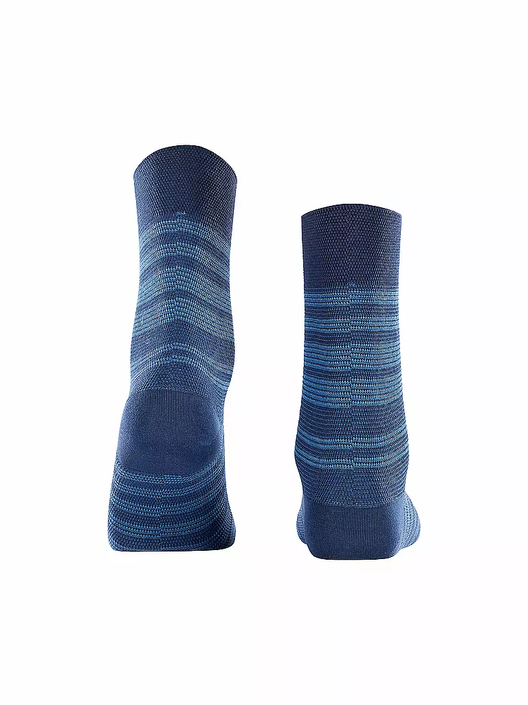 FALKE Socken SENSITIVE SUNSET STRIPE space blue  blau