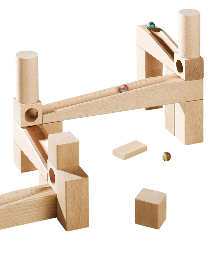 Kugelbahn-Grundpackung ERSTES SPIELEN 45-teilig