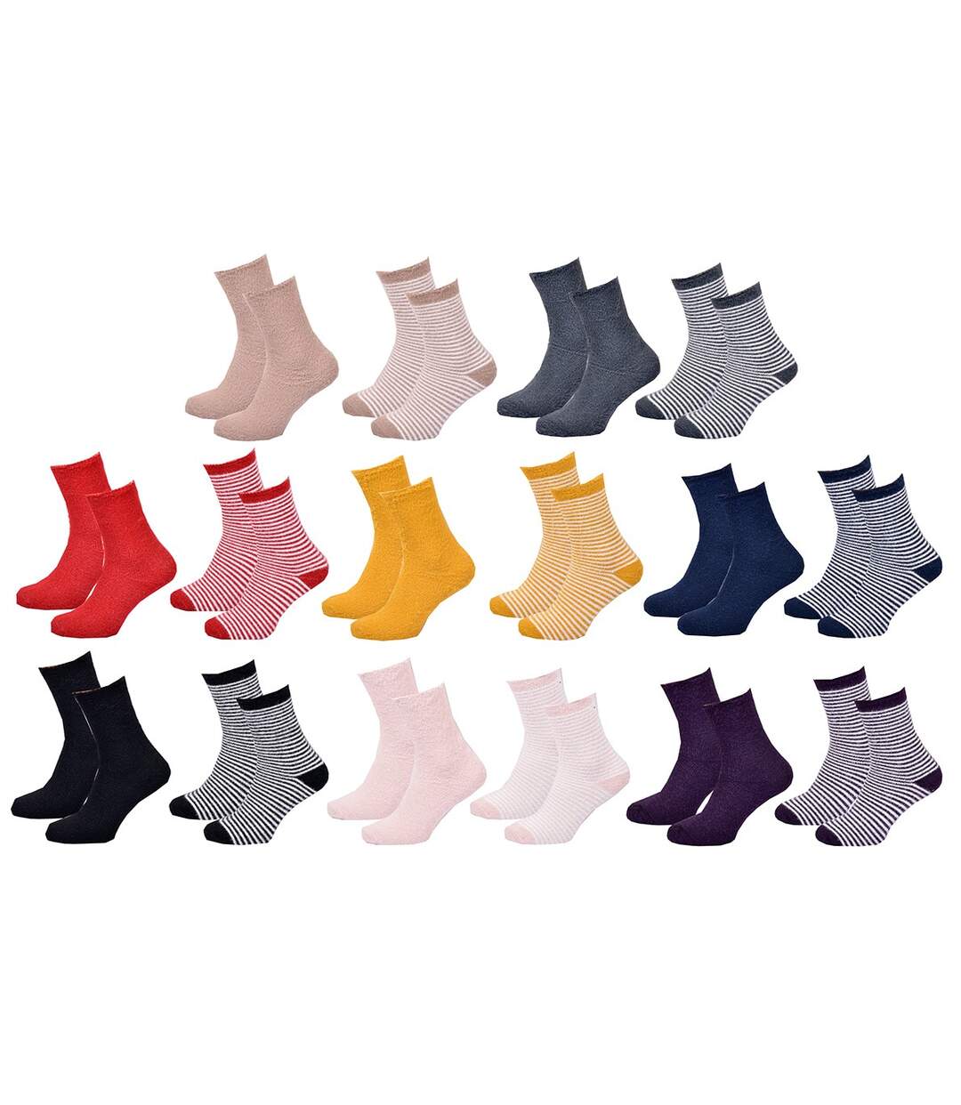 Chaussettes Femme CHEVIGNON COSY SOCKS Pack de 6 Paires Surprise