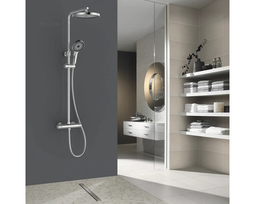 form&style KUDA ronde douchekop Ø 260 mm chroom