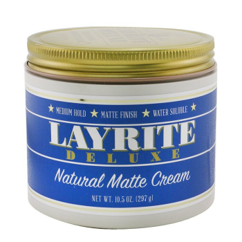 Layrite Natural Matte Cream (Medium Hold, Matte Finish, Water Soluble)