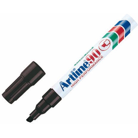 Marqueur permanent Artline 90 pointe biseautée de 2 à 5 mm