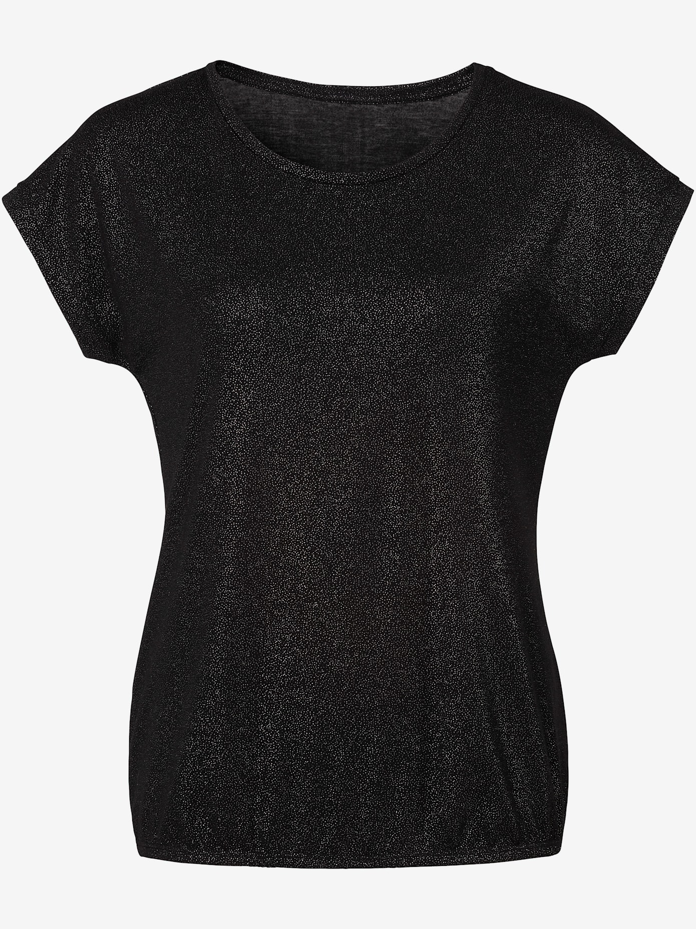 T-shirt vivance, imprimé pailleté couleur argent