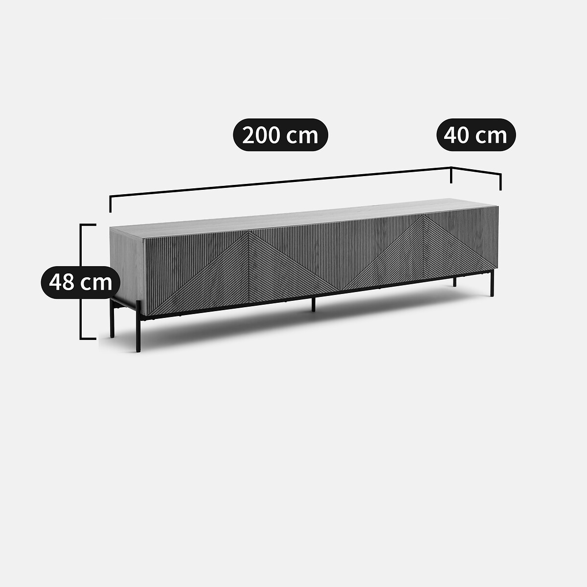 LA REDOUTE INTERIORS<br>Mobiliário TV-HiFi, Alojamento