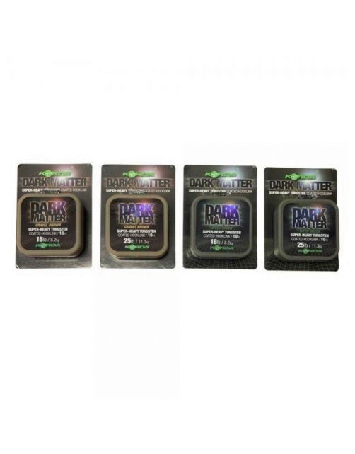 Korda Dark Matter Tungsten Coated Braid - Vislijn - 10 m 25 lb Green