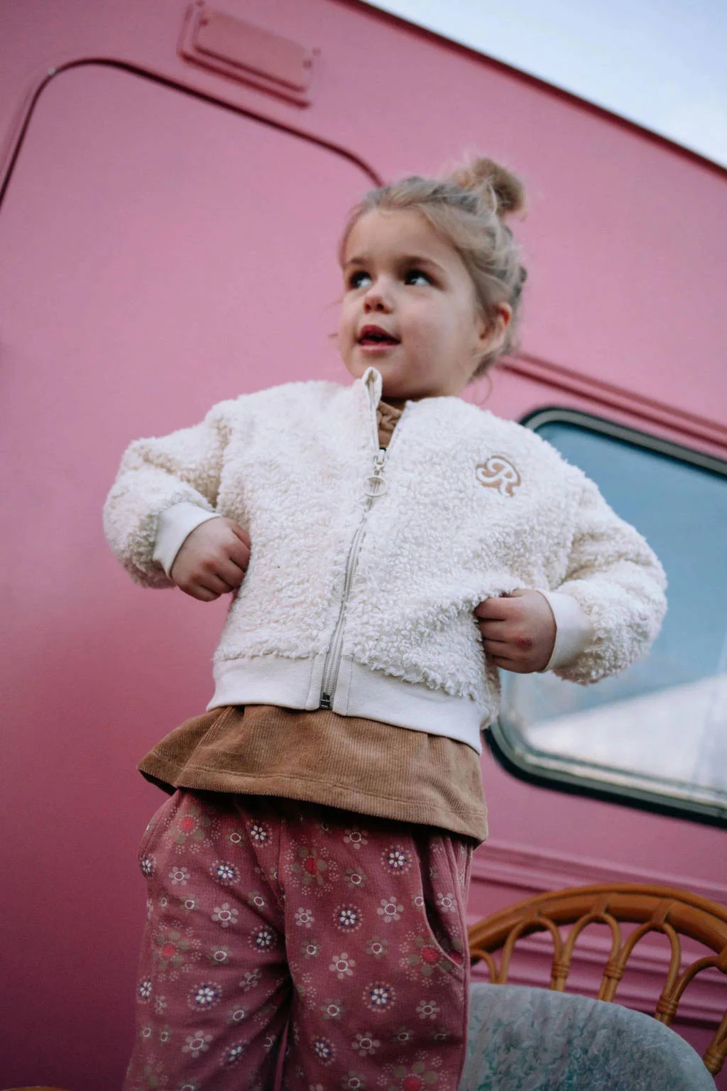 Riffle Amsterdam teddy teddy jas ecru