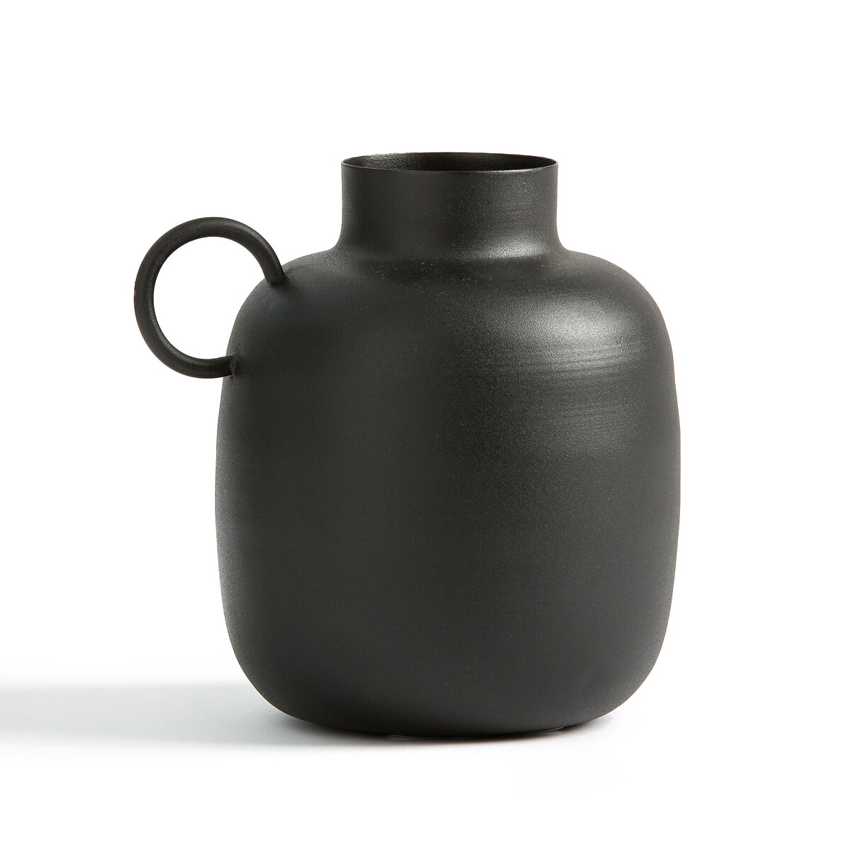 LA REDOUTE INTERIEURS<br>Vaso esférico de metal Alt.17 cm, Anaïa