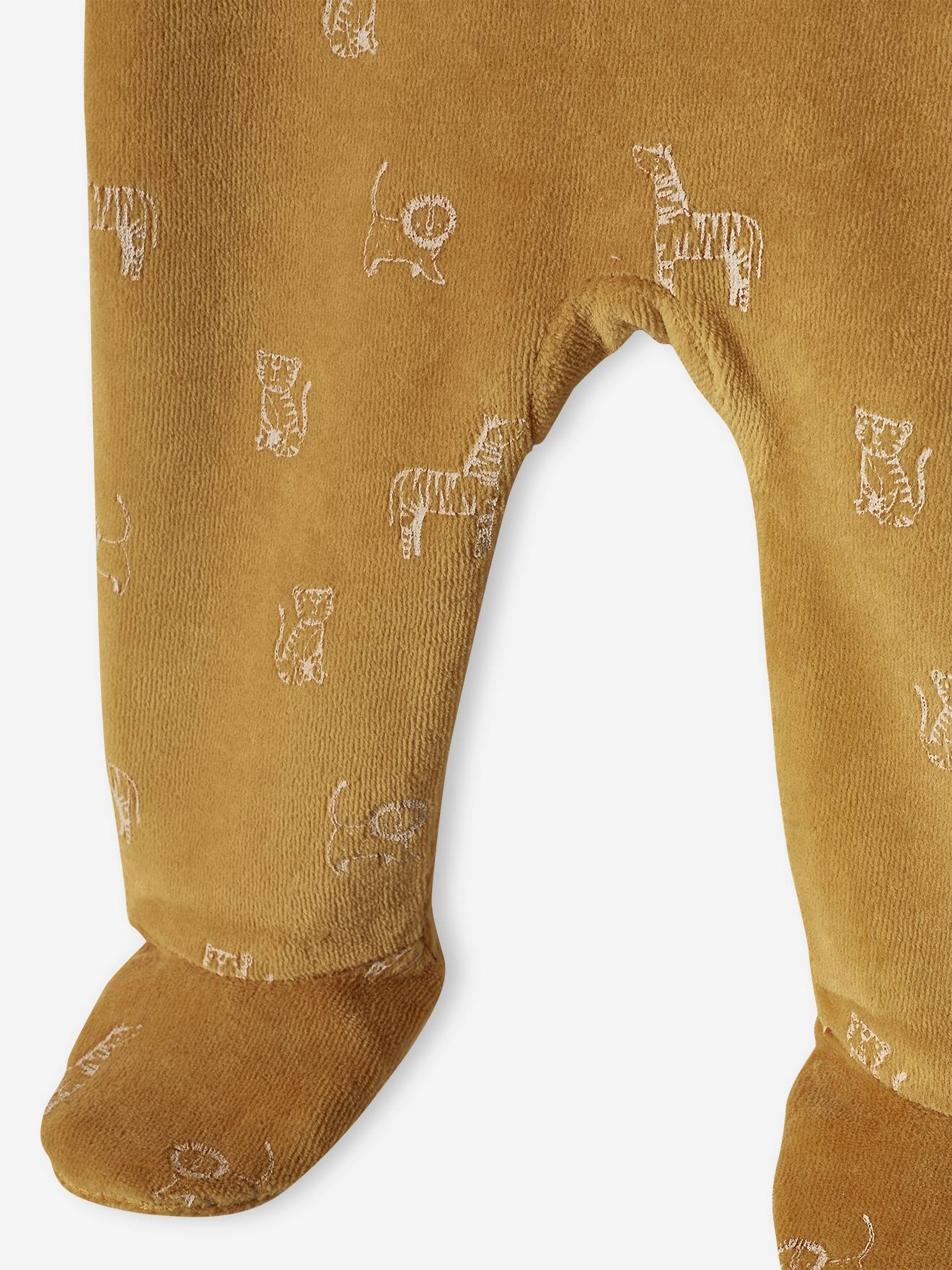 Conjunto com 2 macacões de veludo para bebê 