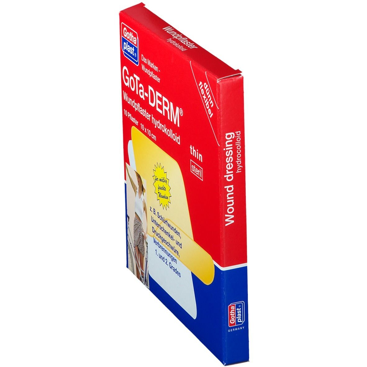 GoTa-DERM thin steril 10 cm x 10 cm
