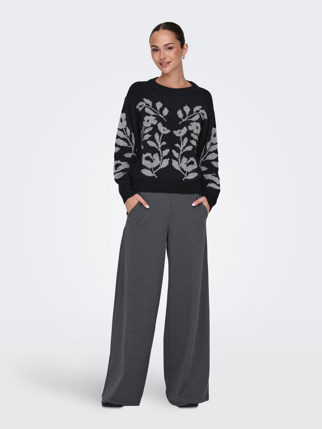 JDYHELGA Strickpullover Black