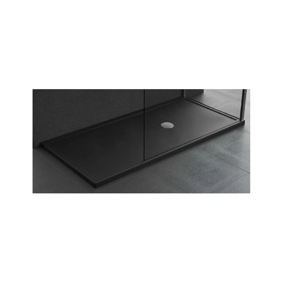 Novellini Olympic Plus - 120x100 cm - Noir