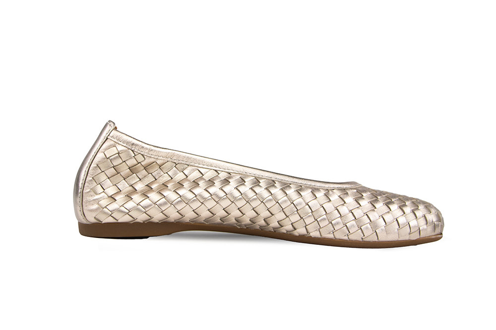 Gabor Ballerina Metallic Puder Vlecht