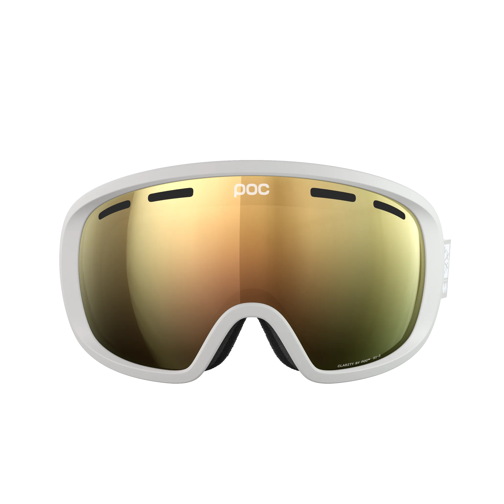 POC Fovea Clarity Pow Jj Mineral Grey/partly Sunny Orange