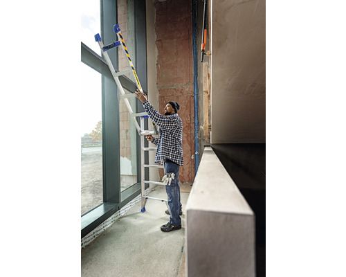 WERNER Leansafe X3 uitschuif- of trapladder, 2 x 5 sporten, werkhoogte 3,7 m