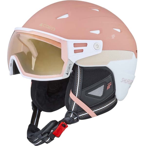 Casque de ski CAIRN SHUFFLE S-VISOR EVOLIGHT NXT® MAT PEACH