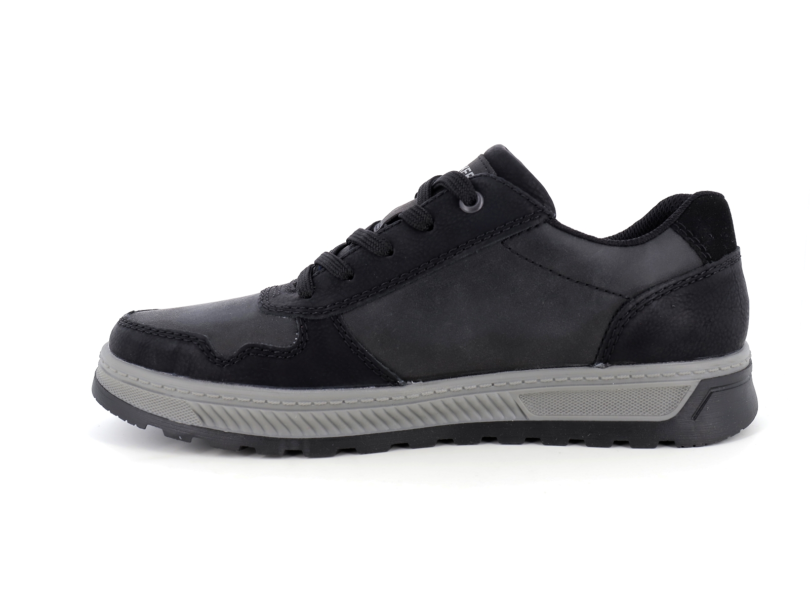 Rieker-37029 Synthétique Noir