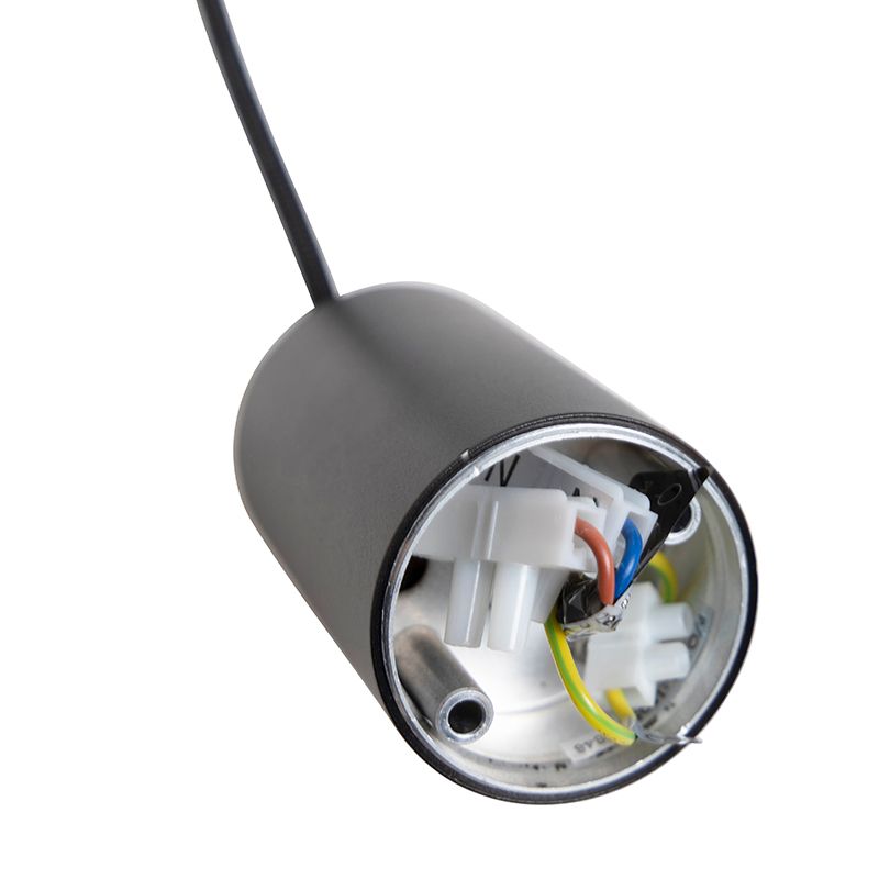Design hanglamp zwart GU10 50mm - Tuba small
