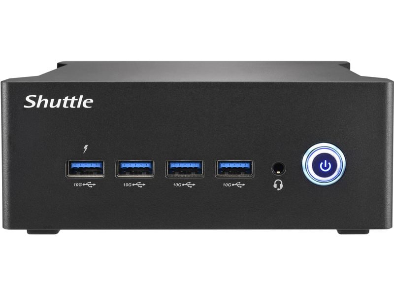 Shuttle Barebone Nano PC NA10H AI-PC im Nanoformat mit Ryzen Zen-4 APU