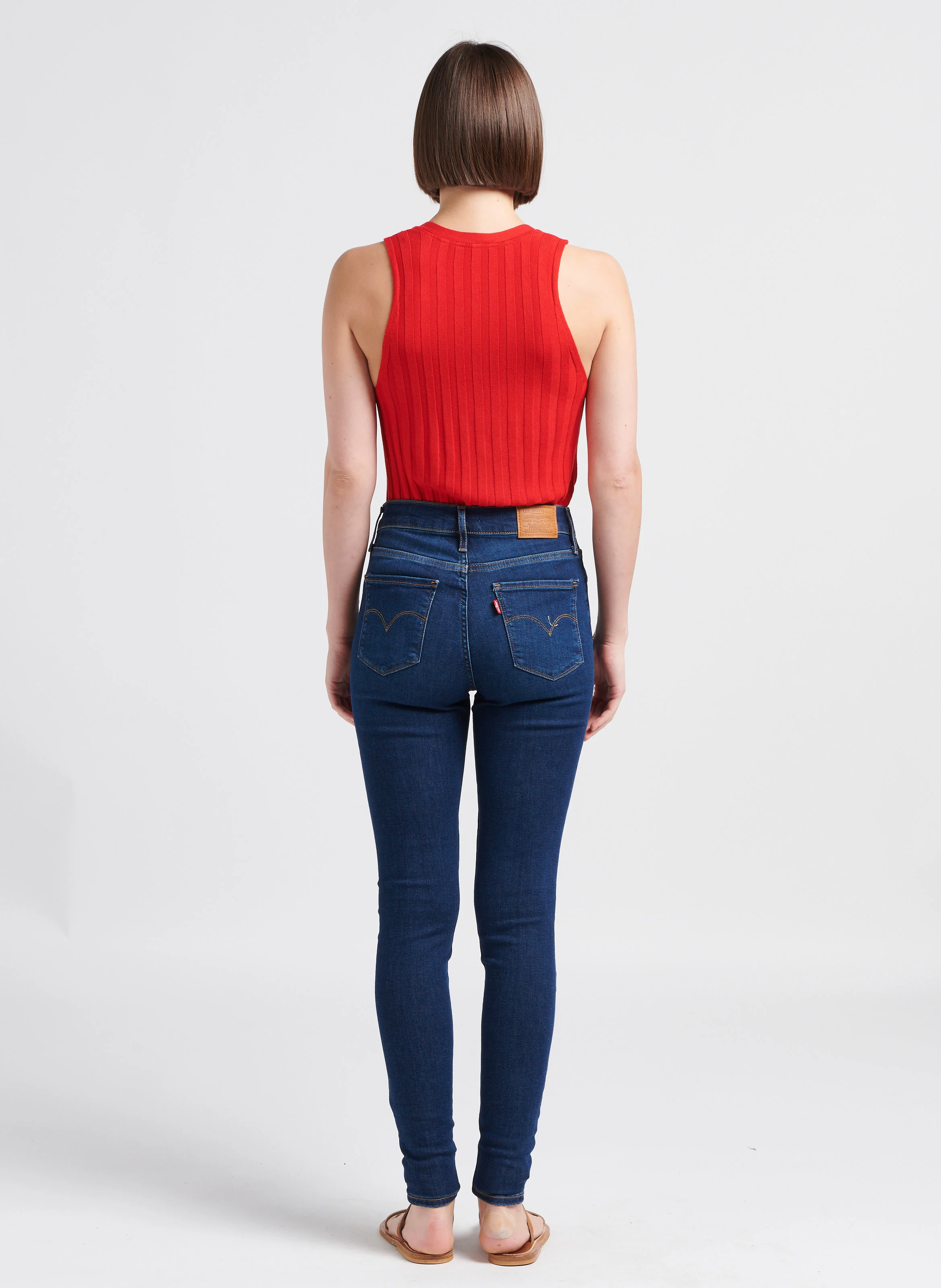 720 HIRISE SUPER SKINNY - Jean skinny taille haute en coton mélangé | Jean Délavé
