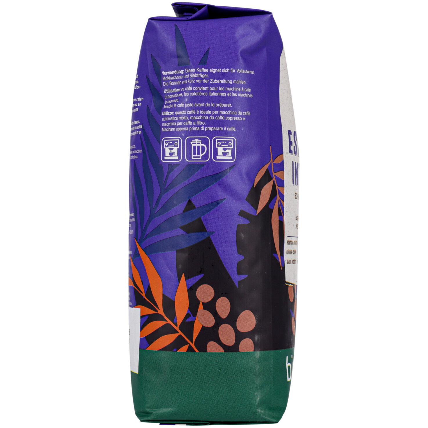Naturaplan Bio Bohnenkaffee Espresso Intenso