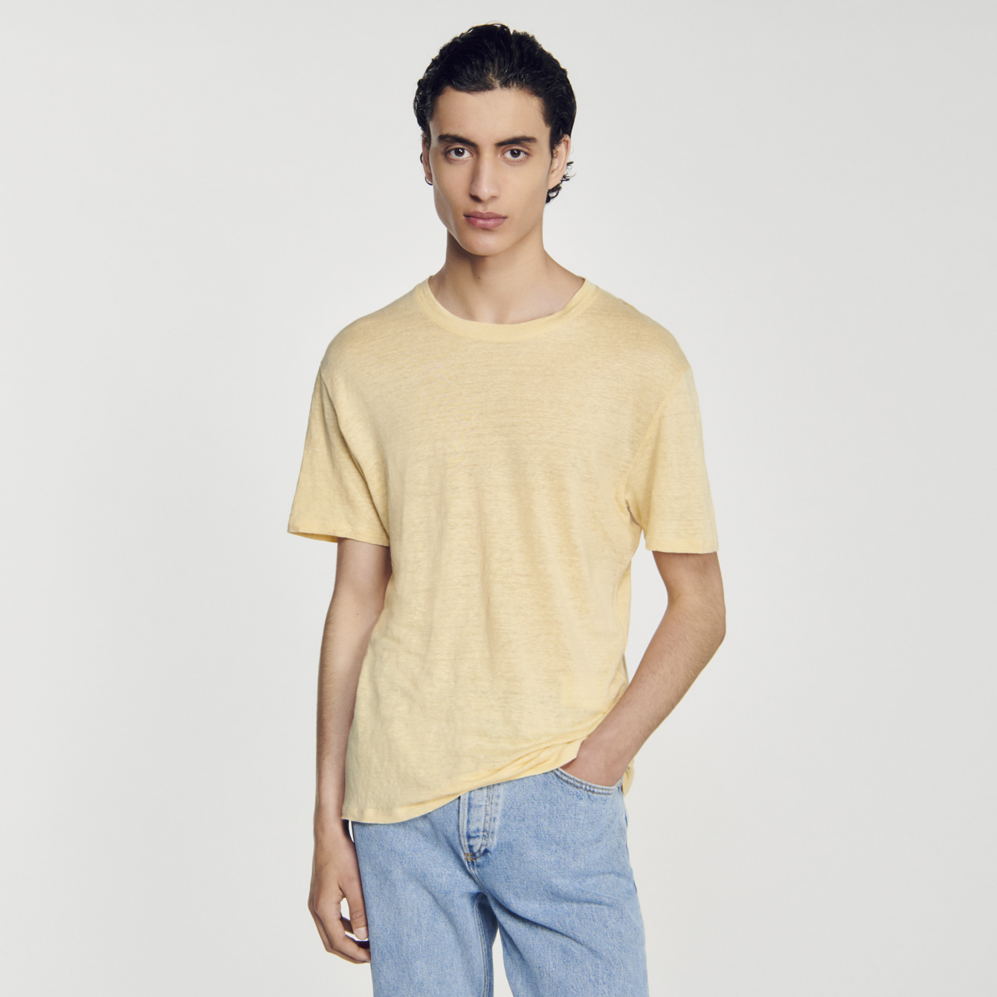 T-shirt en lin certifie