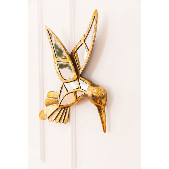 KARE DESIGN Wandschmuck HUMMINGBIRD 37 x 40,5 cm goldfarbig
