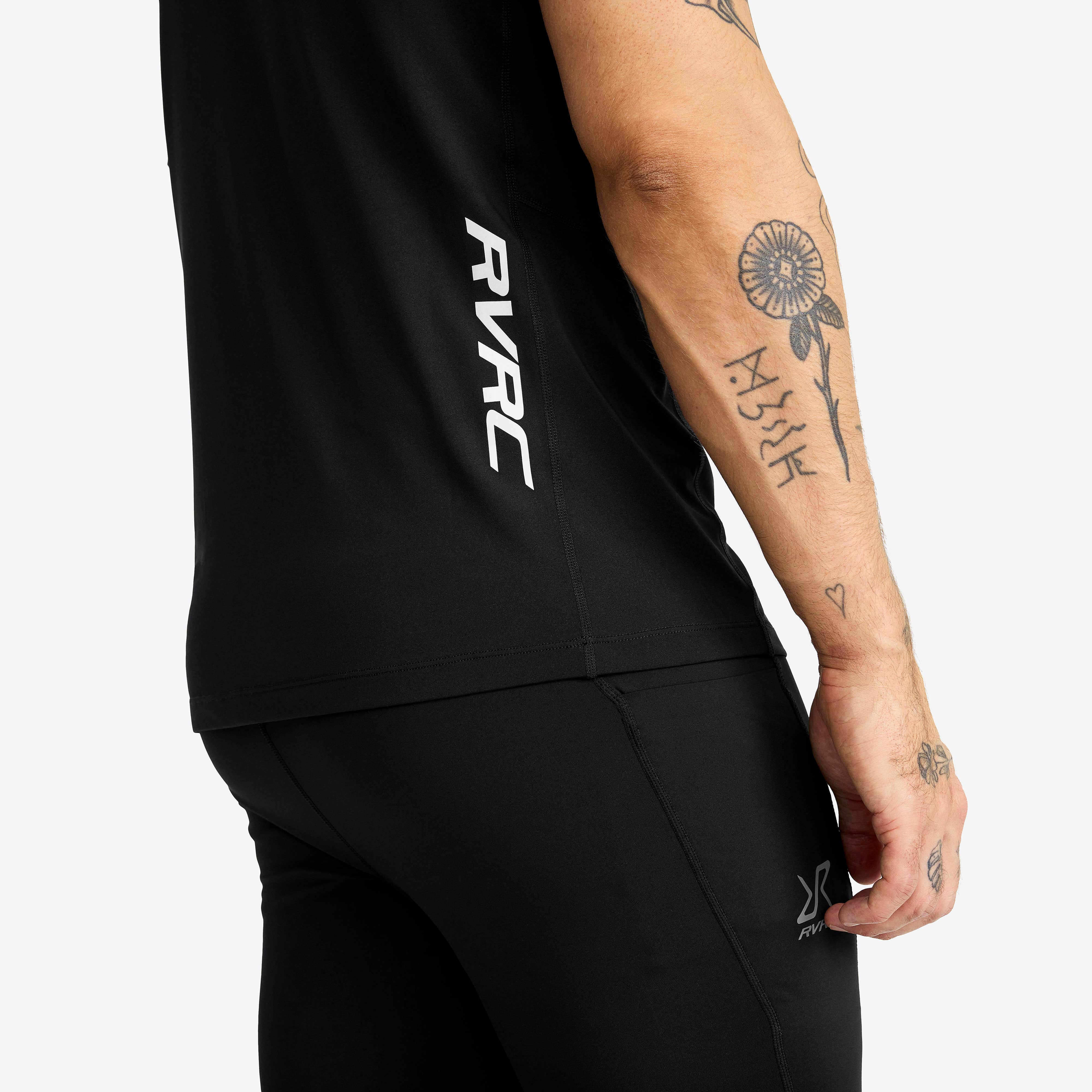 Stride Active T-shirt Herre Black