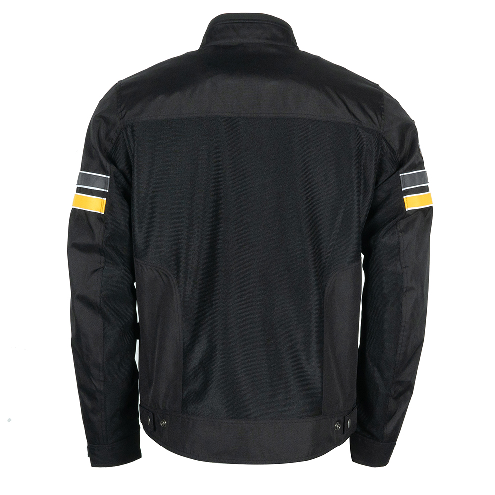 Helstons - Blouson Elron tissu mesh Noir