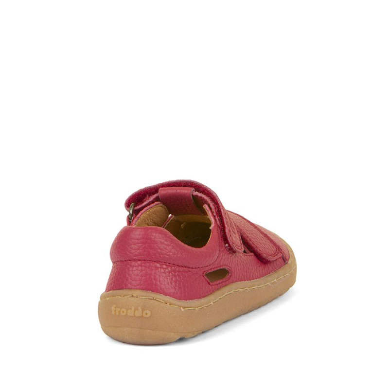 Froddo Froddo Barefoot Sandales Deux Scratchs Rouge