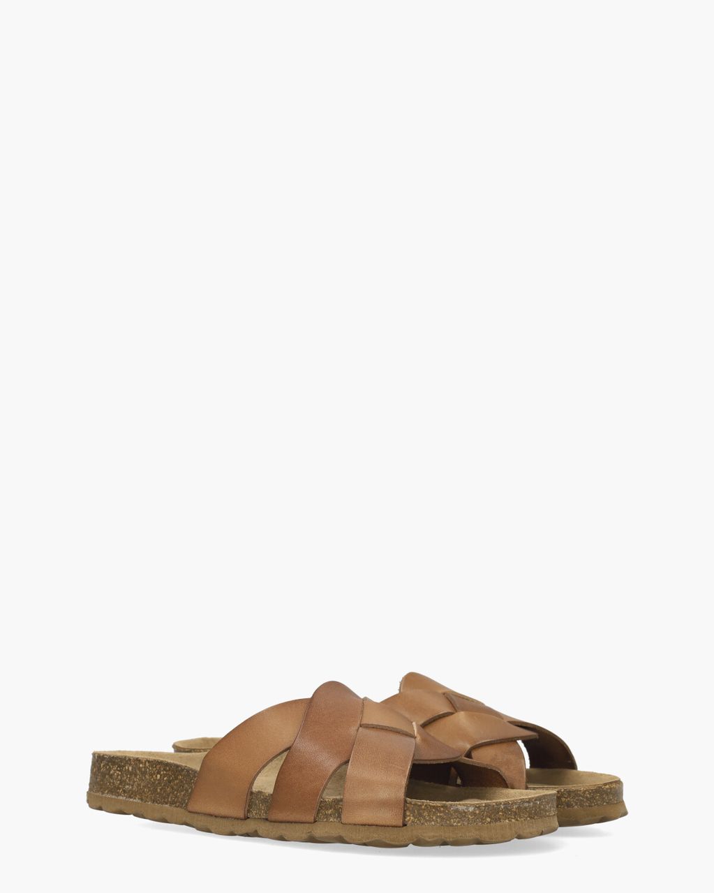 Cypres Tiki Cognac Damesslippers