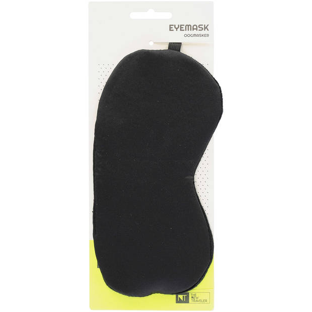 Oogmasker satijn zwart
