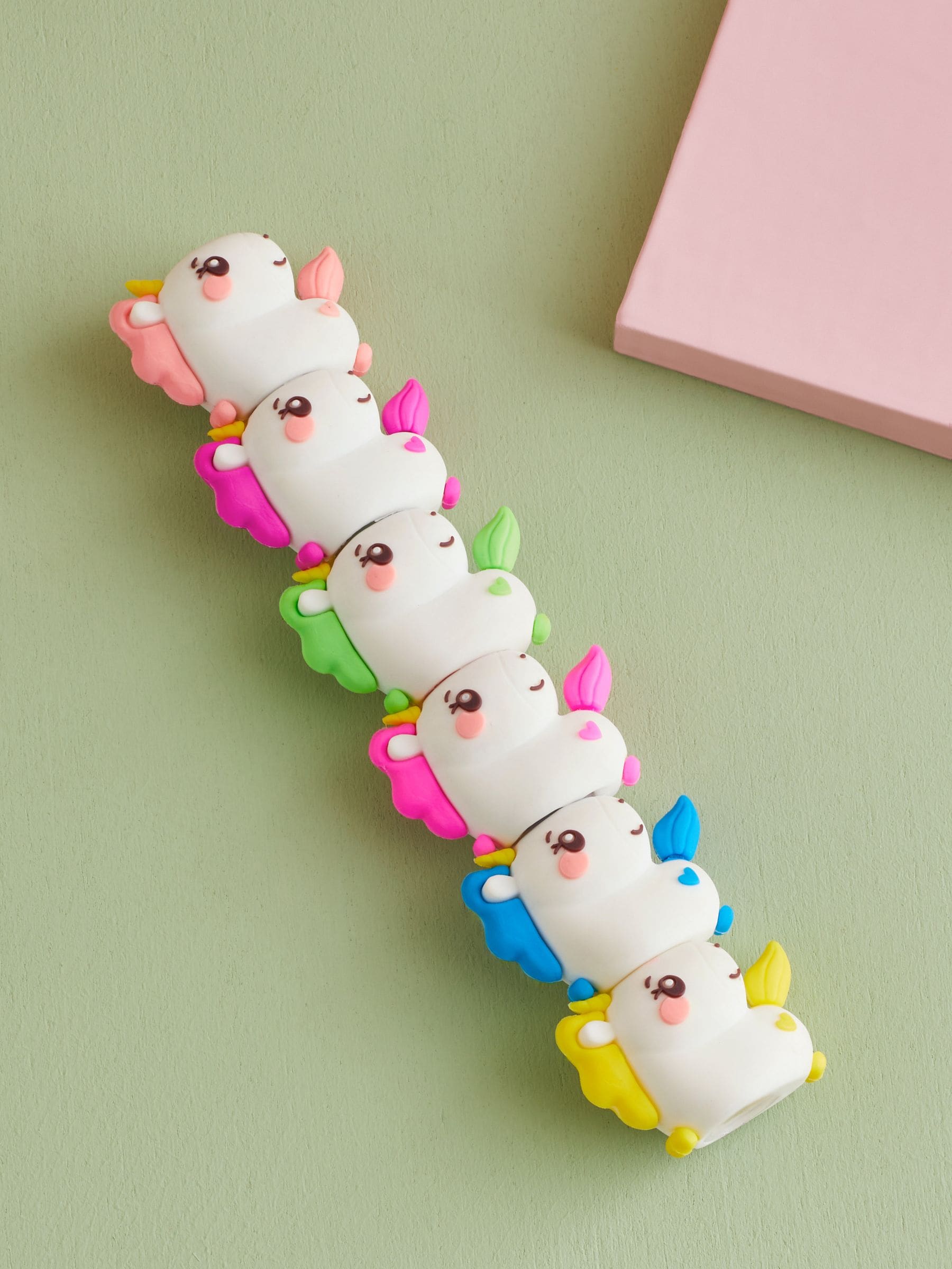 Kawaii stapelbare markeerstiften