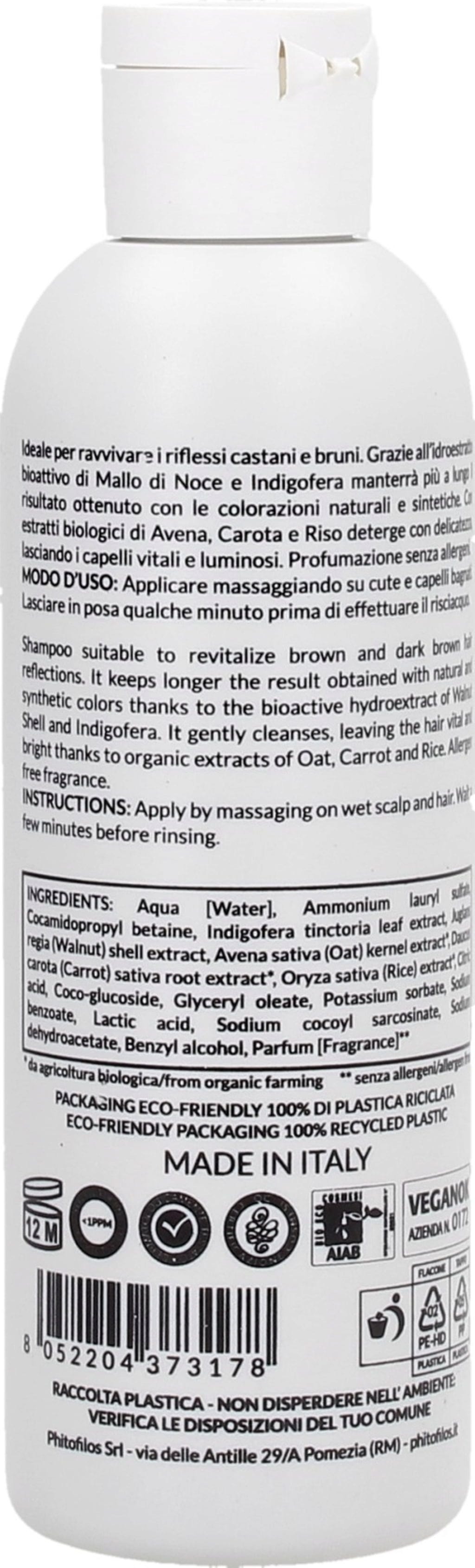 Phitofilos  Strahlkraft-Shampoo Braun, 200 ml