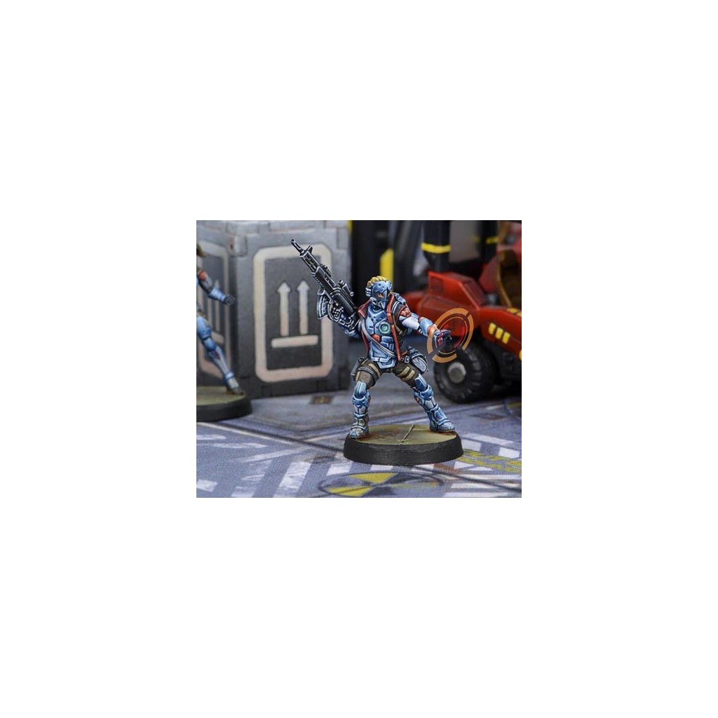 Infinity - PanOceania - Locust, Clandestine Action Team (Hacker)