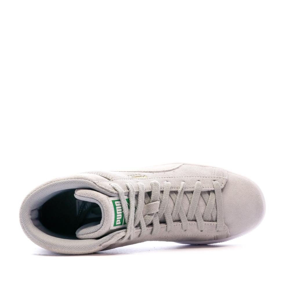 Puma Baskets Grises Mixte Puma Suede Mid XXI