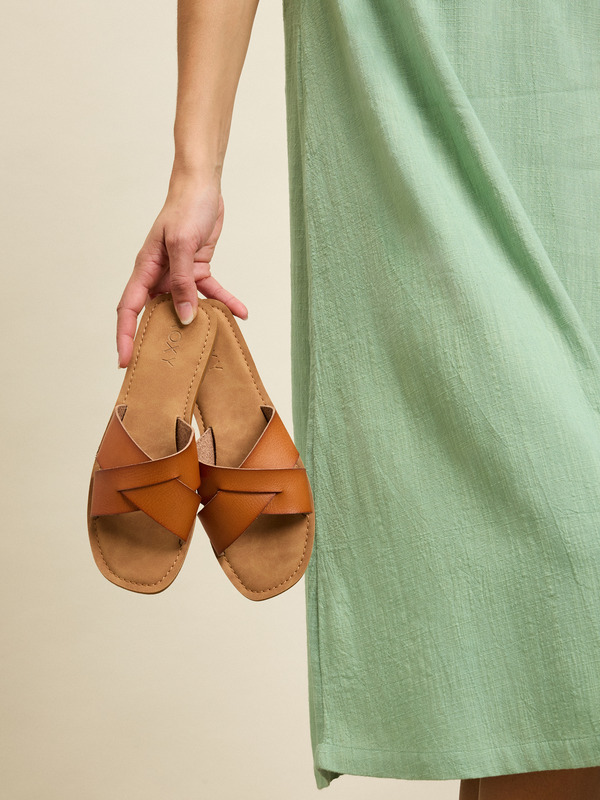 Andreya Sandales Beige Femme