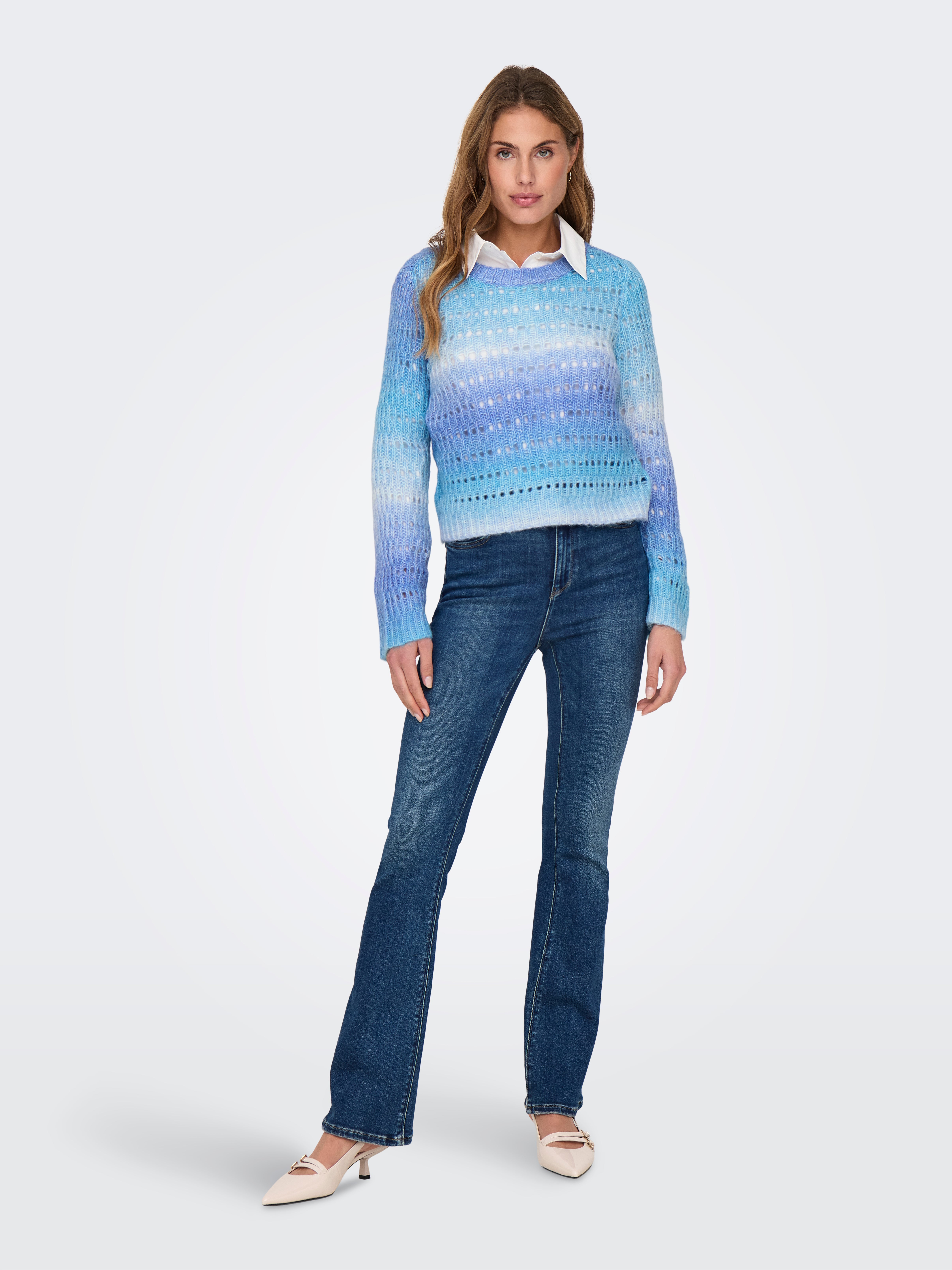 ONLCALA Strickpullover Directoire Blue