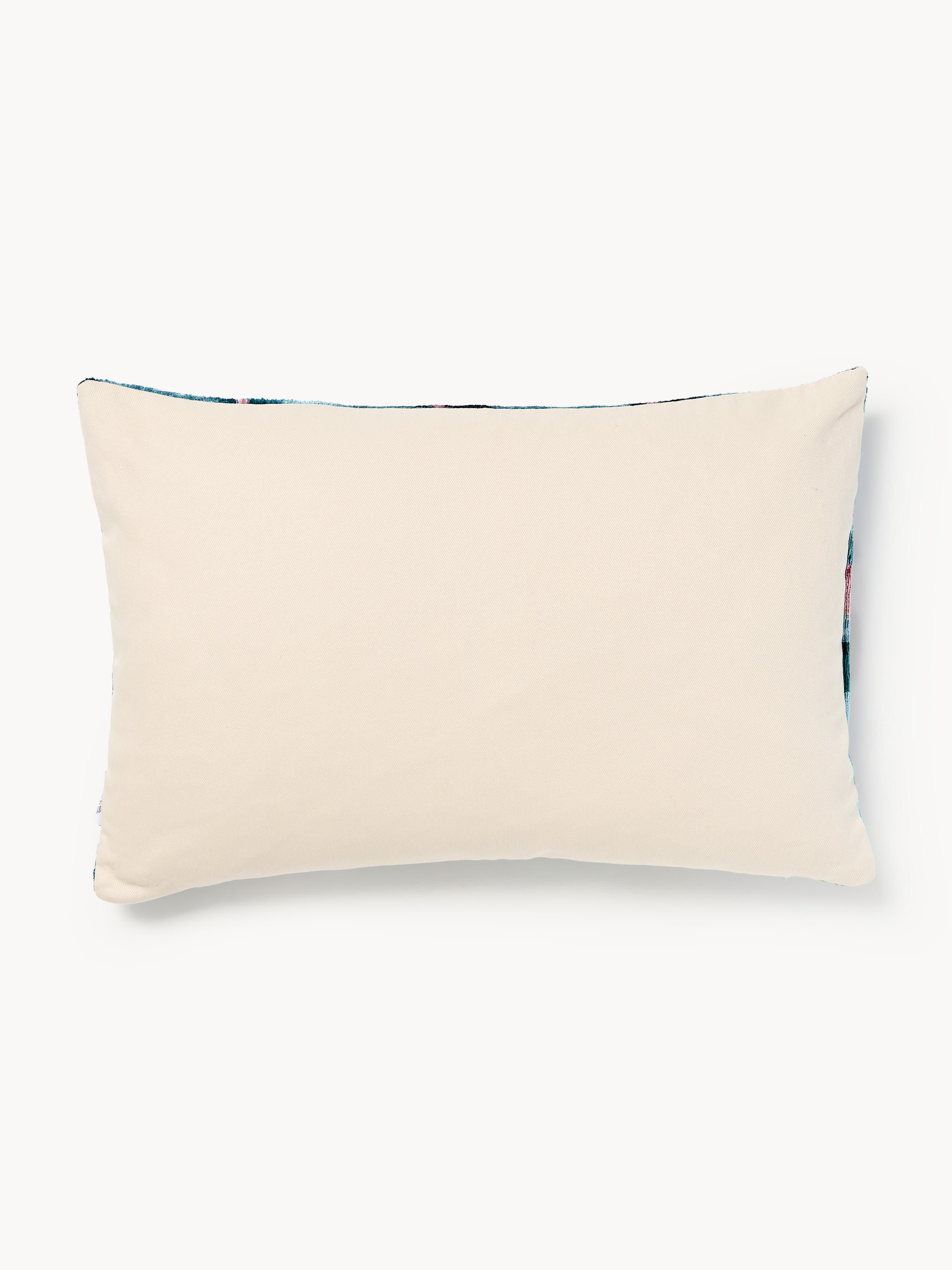 Zijden fluwelen kussenhoes Velvety met abstract patroon