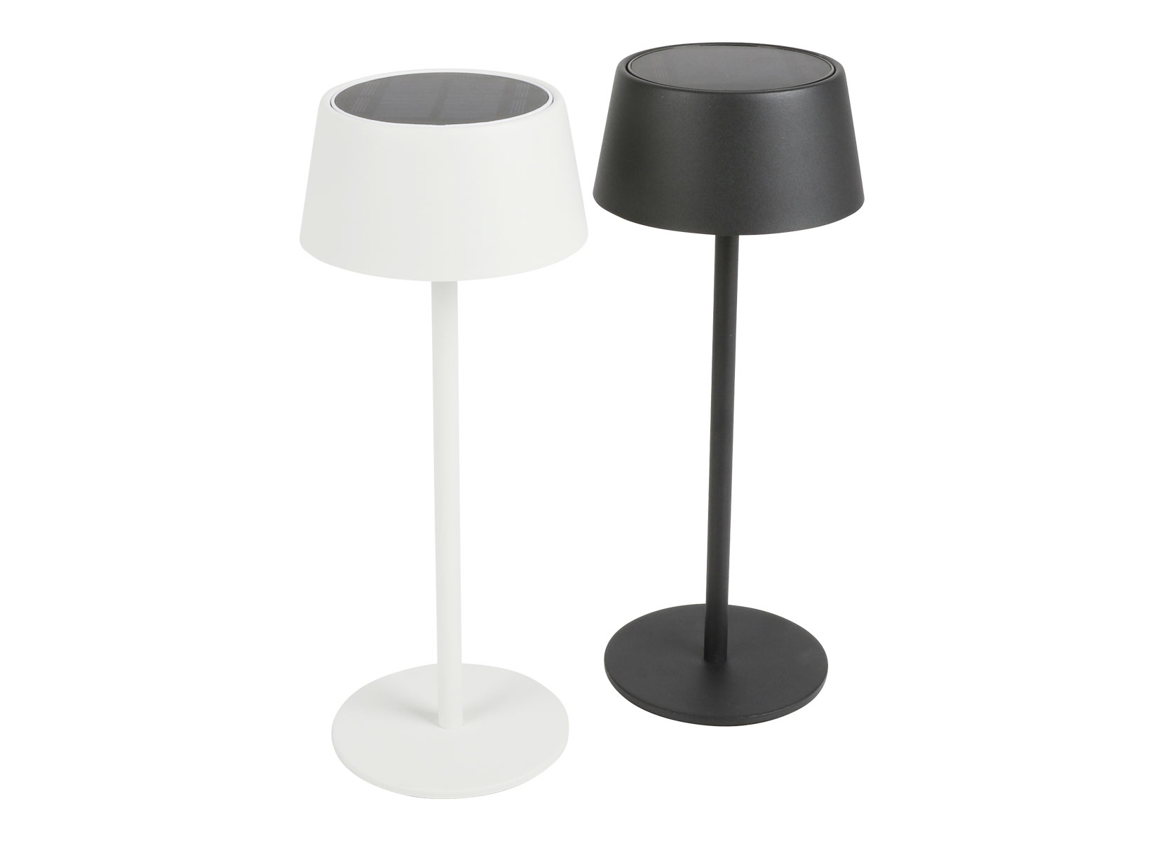 Solar-LED-Tischleuchte Weiß