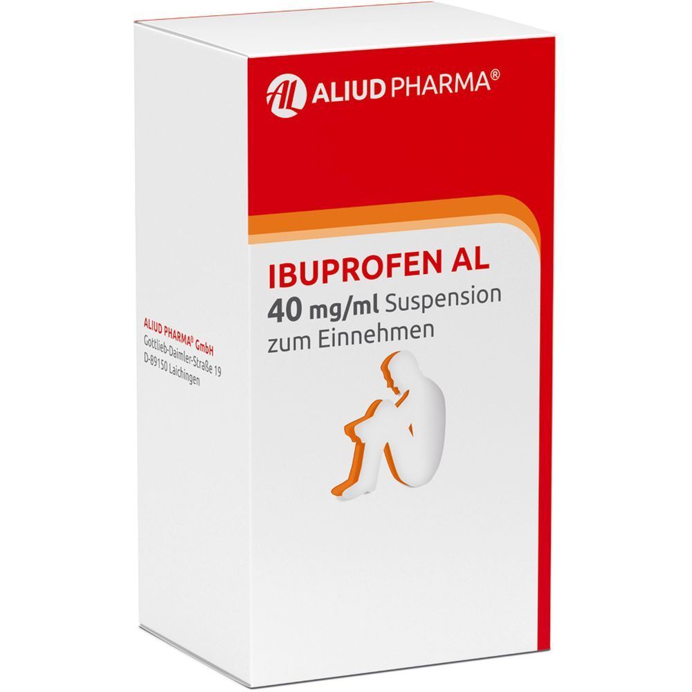 Ibuprofen AL 40 mg/ml Suspension bei Fieber und Schmerzen
